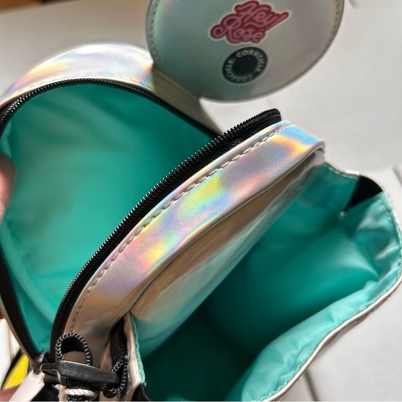 Corkcicle Iridescent Crossbody Bag with Black Strap - Picture 3 of 3